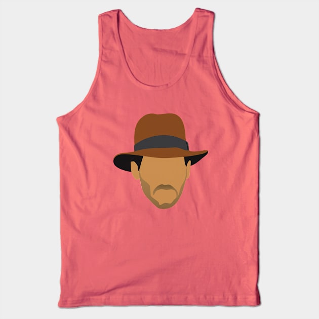 Indiana Jones - simple Tank Top by Buff Geeks Art